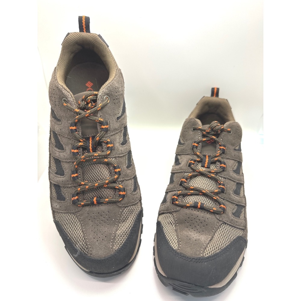 Columbia Crestwood Hiking Shoe Mens Size 9 Brown BM4595-208 Suede Mesh Low Top